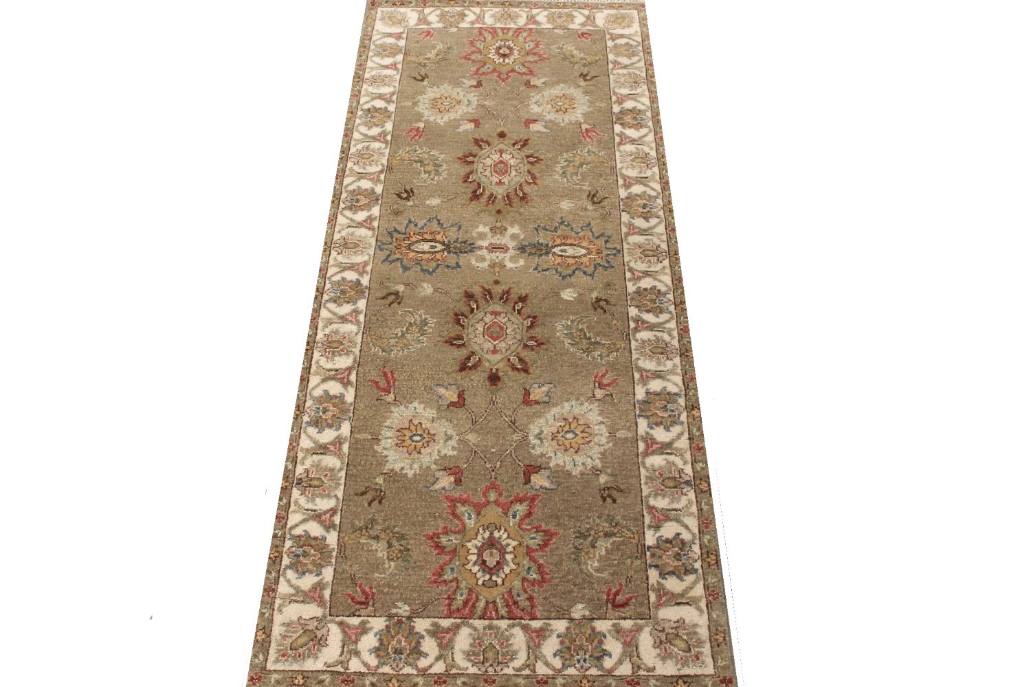 6 ft. Runner Traditional Hand Knotted Wool Area Rug - MR030271