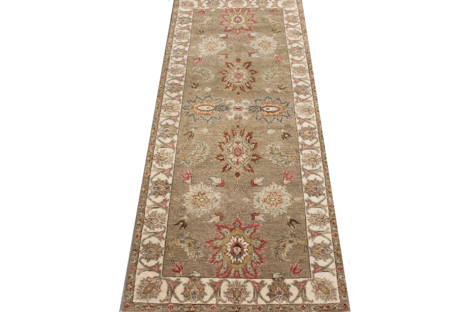 6 ft. Runner Traditional Hand Knotted Wool Area Rug - MR030271
