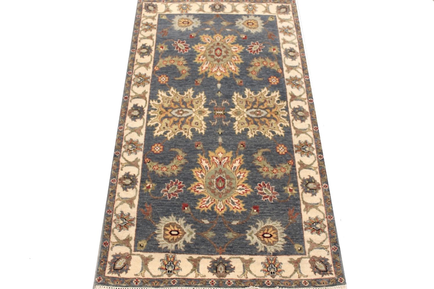 3x5 Traditional Hand Knotted Wool Area Rug - MR030273