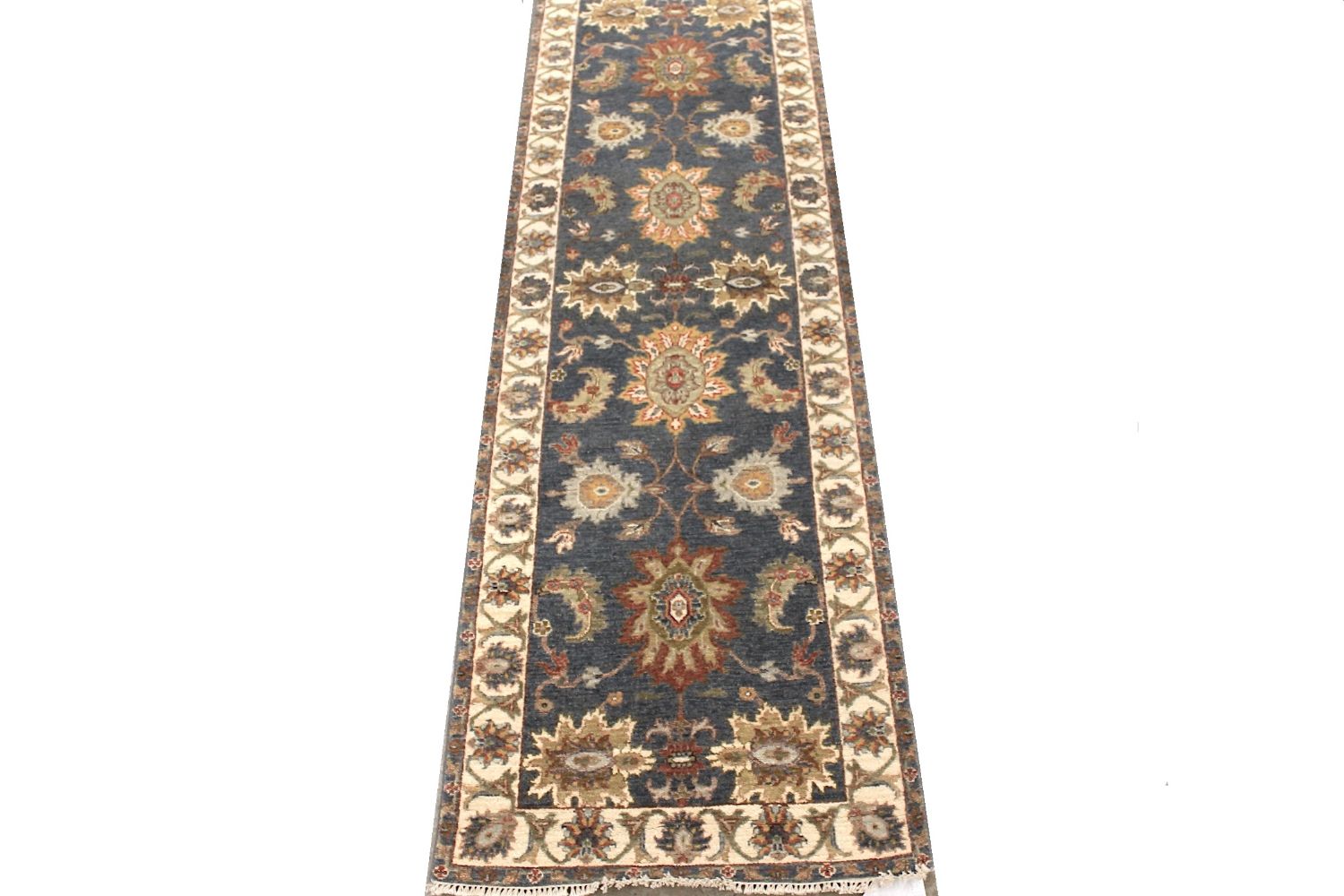 8 ft. Runner Traditional Hand Knotted Wool Area Rug - MR030278