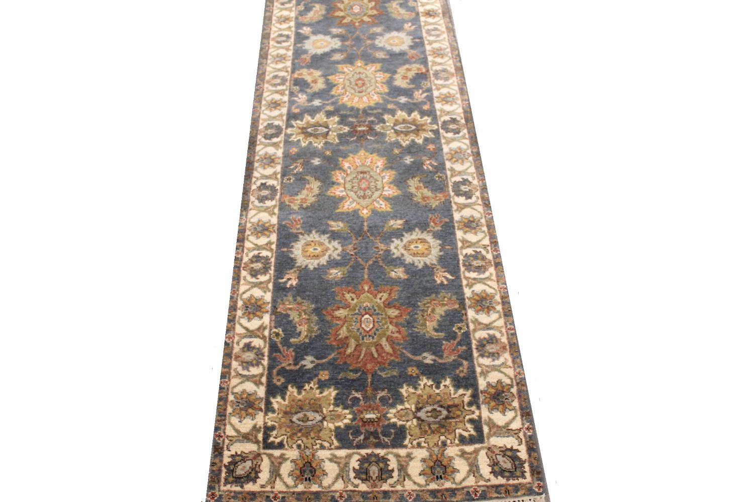 8 ft. Runner Traditional Hand Knotted Wool Area Rug - MR030278