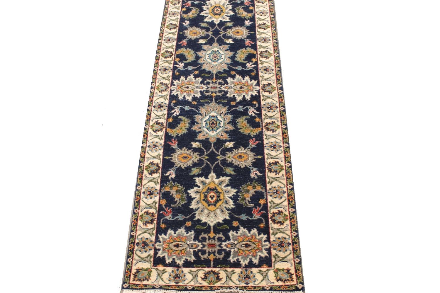 8 ft. Runner Traditional Hand Knotted Wool Area Rug - MR030279