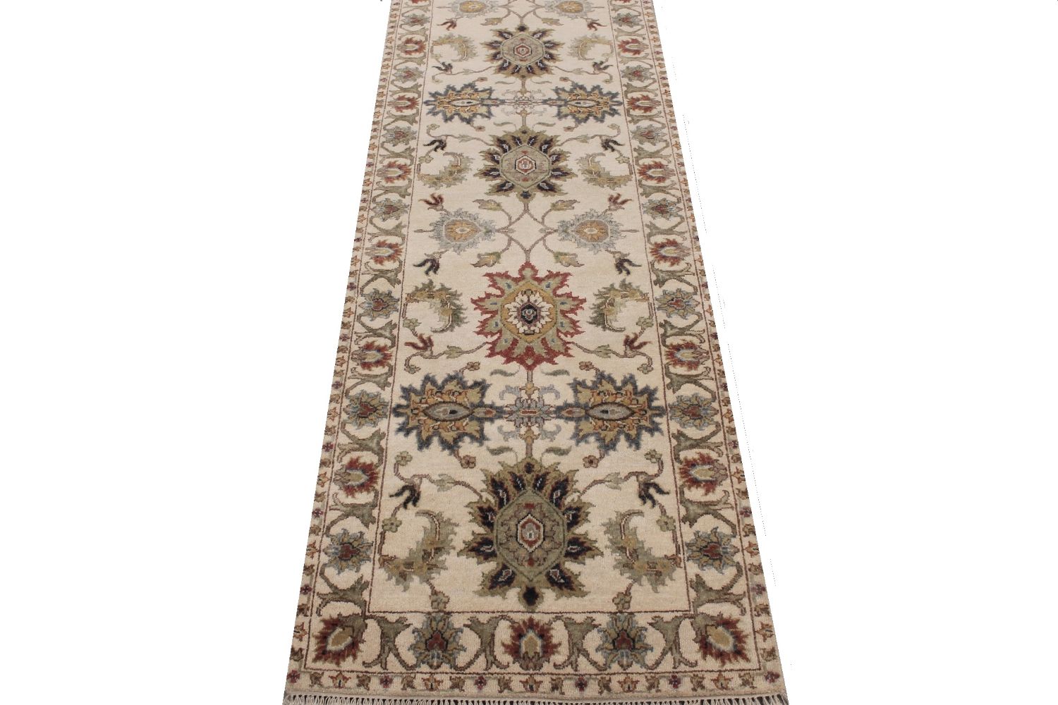 10 ft. Runner Traditional Hand Knotted Wool Area Rug - MR030281