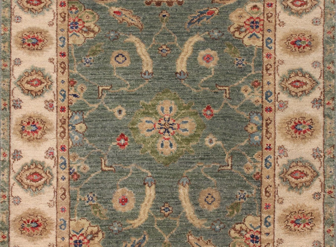 10 ft. Runner Traditional Hand Knotted Wool Area Rug - MR030282