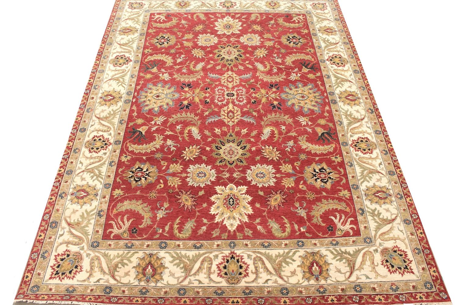 10x14 Traditional Hand Knotted Wool Area Rug - MR030287
