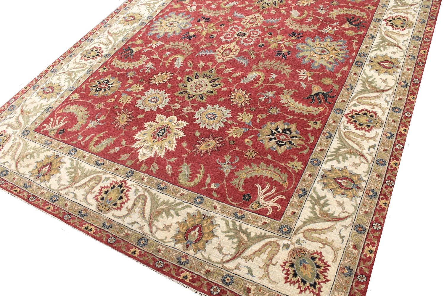 10x14 Traditional Hand Knotted Wool Area Rug - MR030287