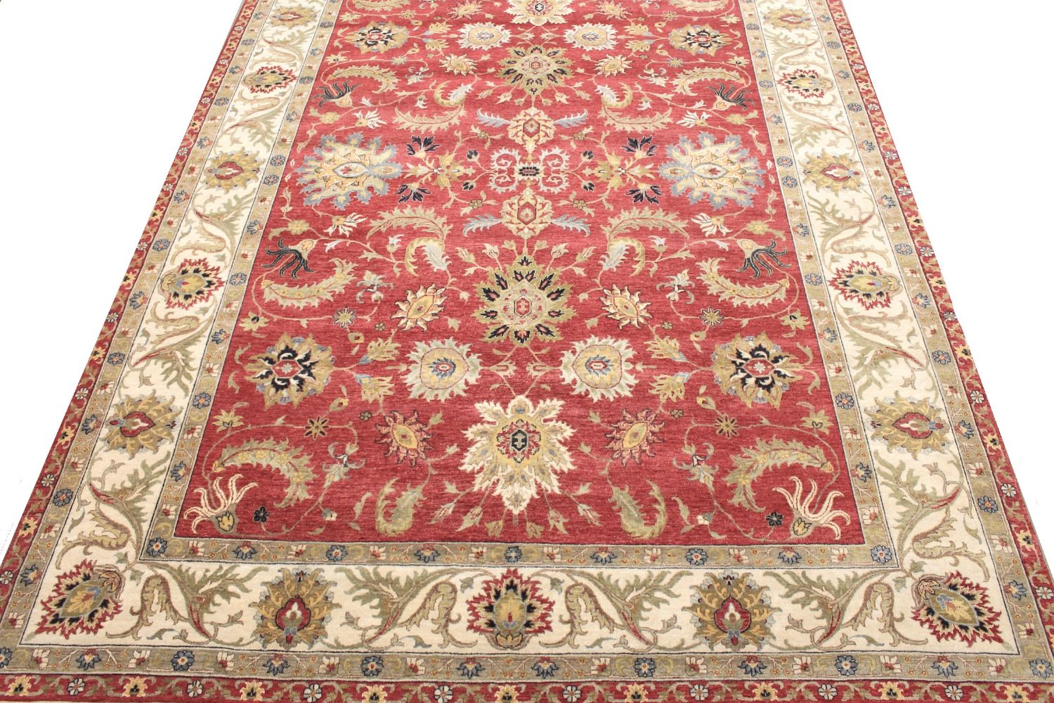 10x14 Traditional Hand Knotted Wool Area Rug - MR030287