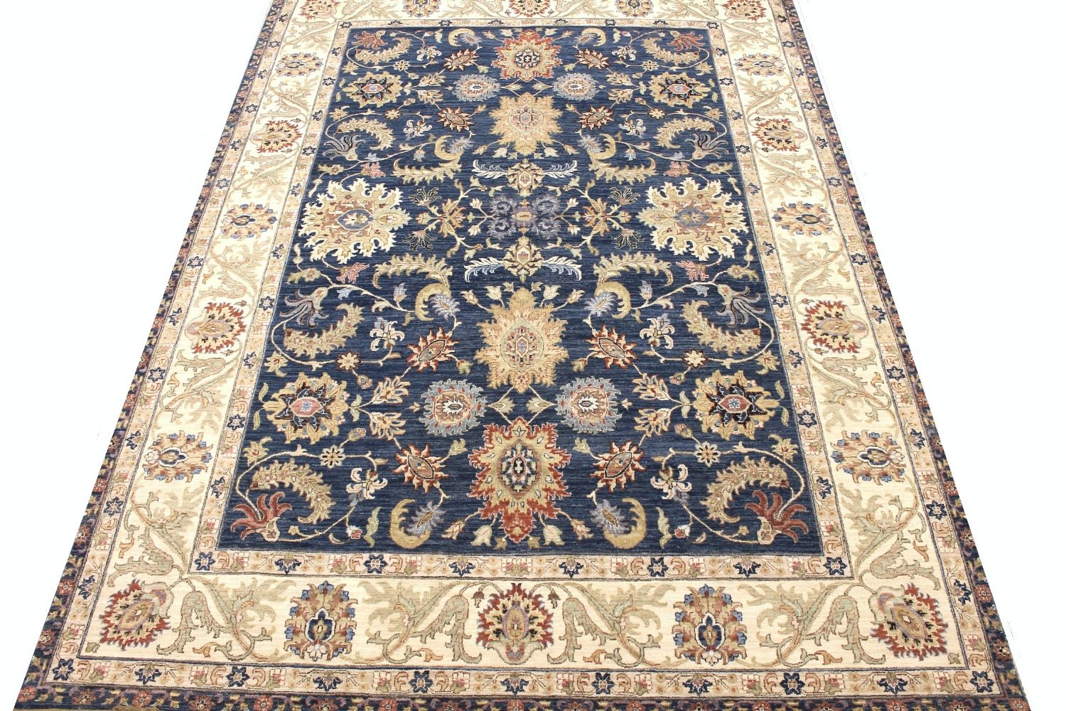 9x12 Traditional Hand Knotted Wool Area Rug - MR030358