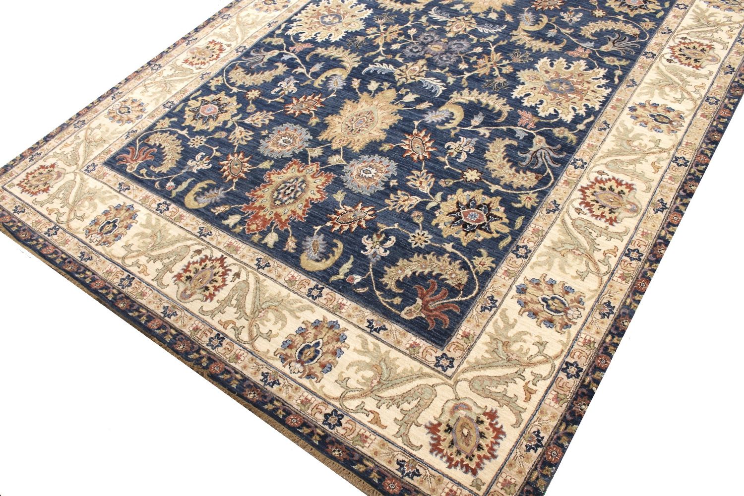 9x12 Traditional Hand Knotted Wool Area Rug - MR030358