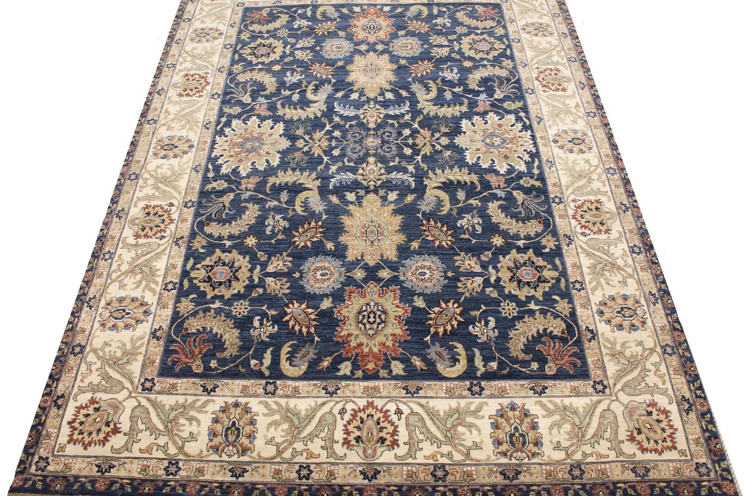 9x12 Traditional Hand Knotted Wool Area Rug - MR030358