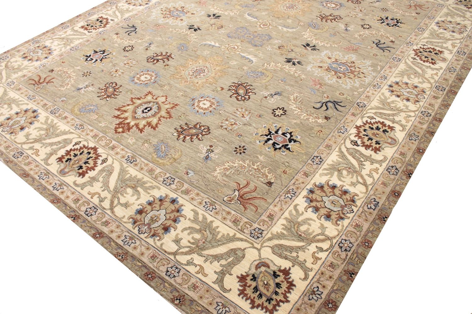 OVERSIZE Traditional Hand Knotted Wool Area Rug - MR030362
