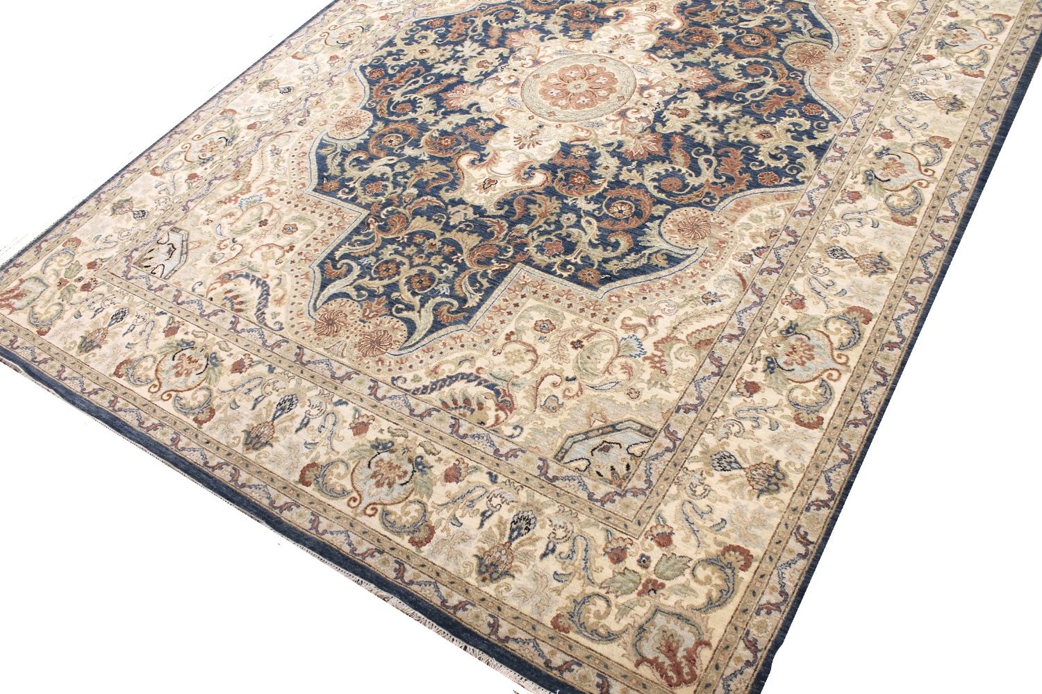 9x12 Traditional Hand Knotted Wool Area Rug - MR030363