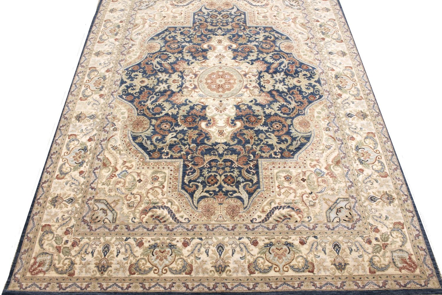 9x12 Traditional Hand Knotted Wool Area Rug - MR030363