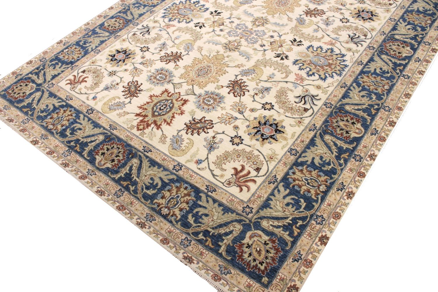 9x12 Traditional Hand Knotted Wool Area Rug - MR030365