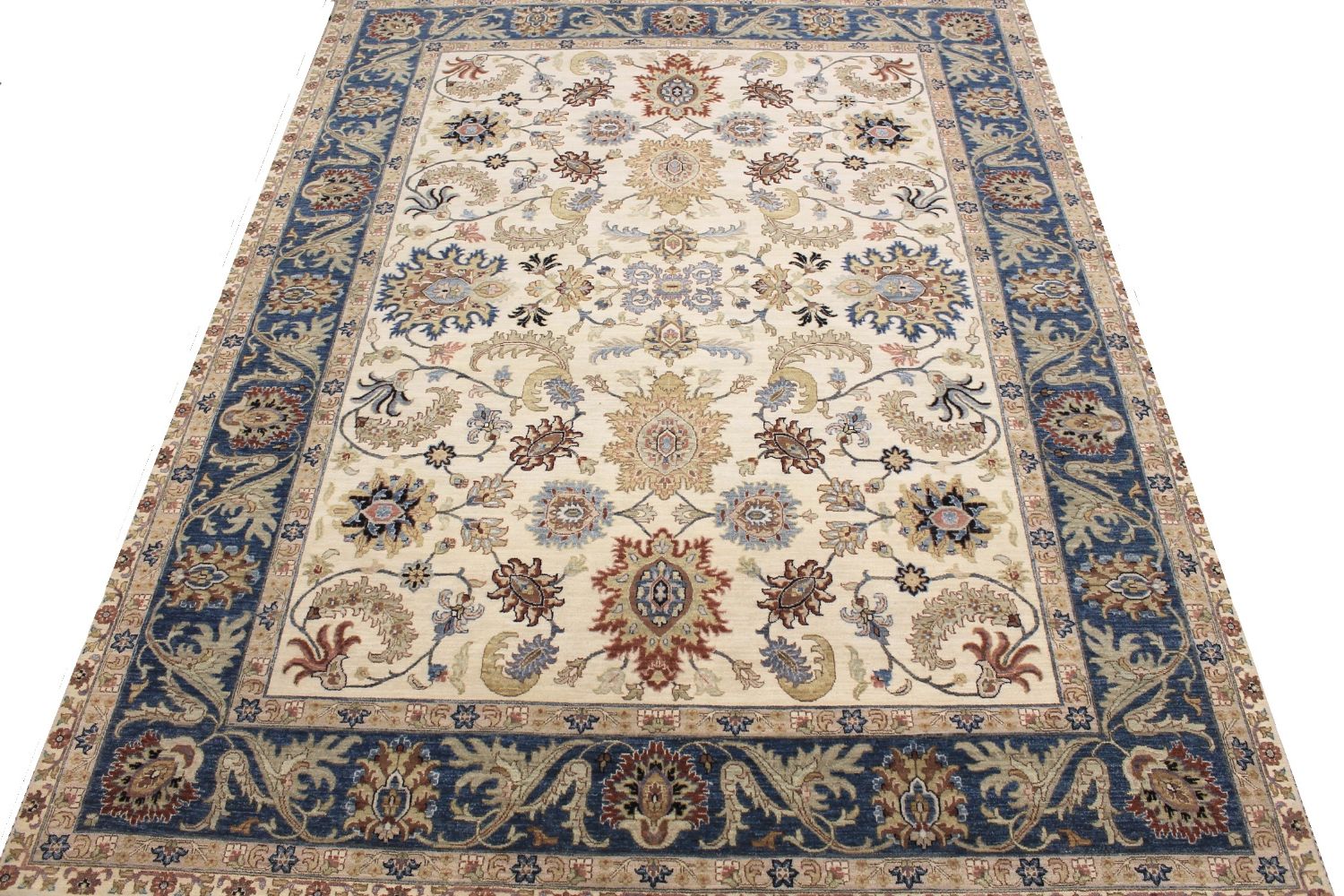 9x12 Traditional Hand Knotted Wool Area Rug - MR030365