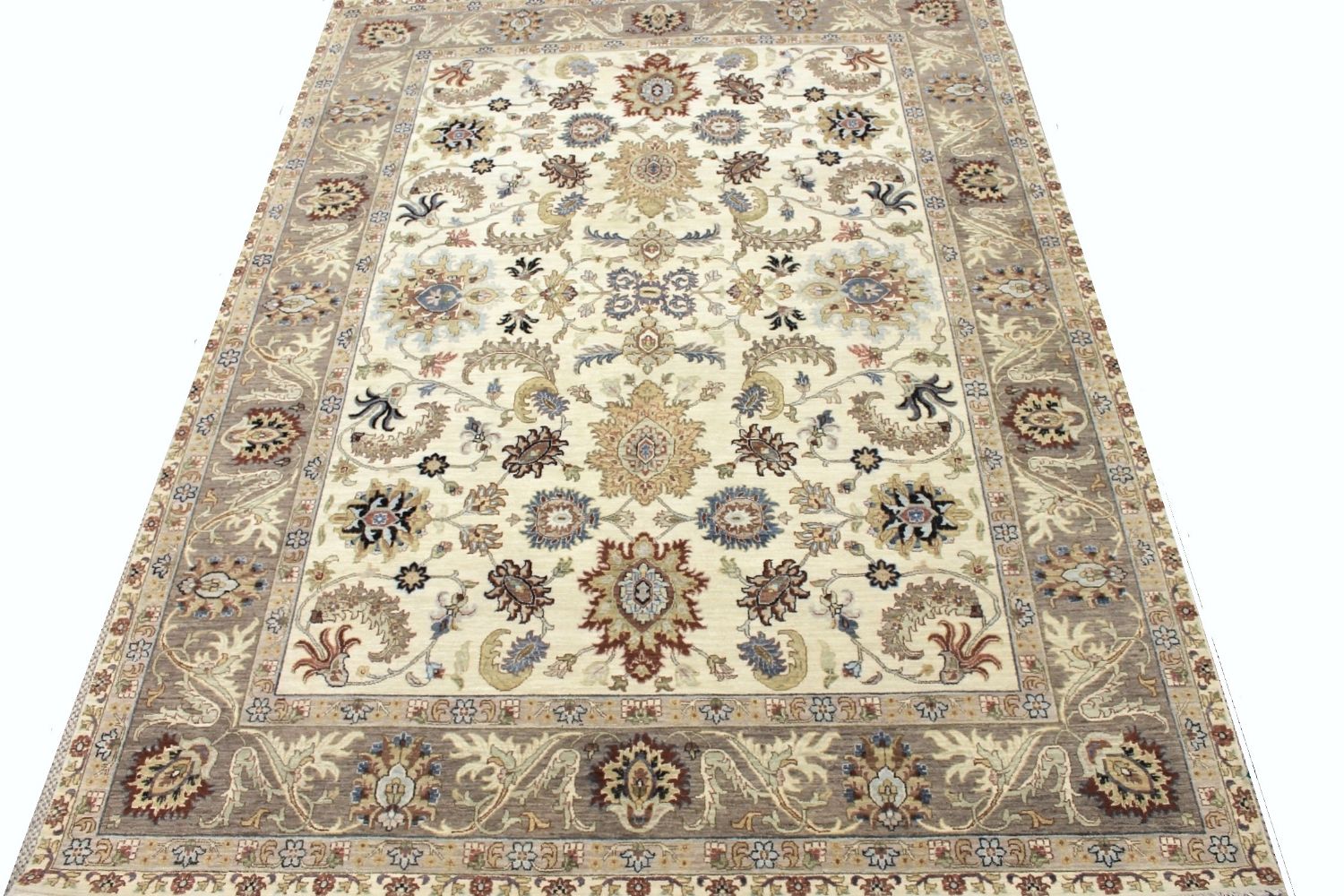 9x12 Traditional Hand Knotted Wool Area Rug - MR030367
