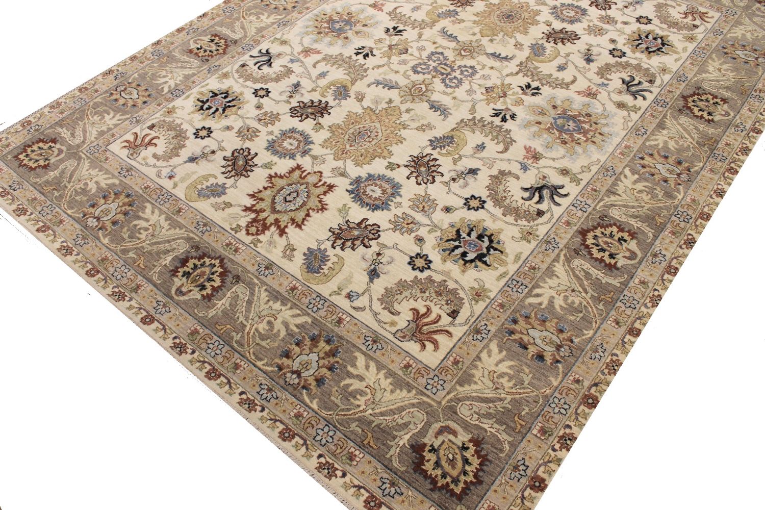 9x12 Traditional Hand Knotted Wool Area Rug - MR030367