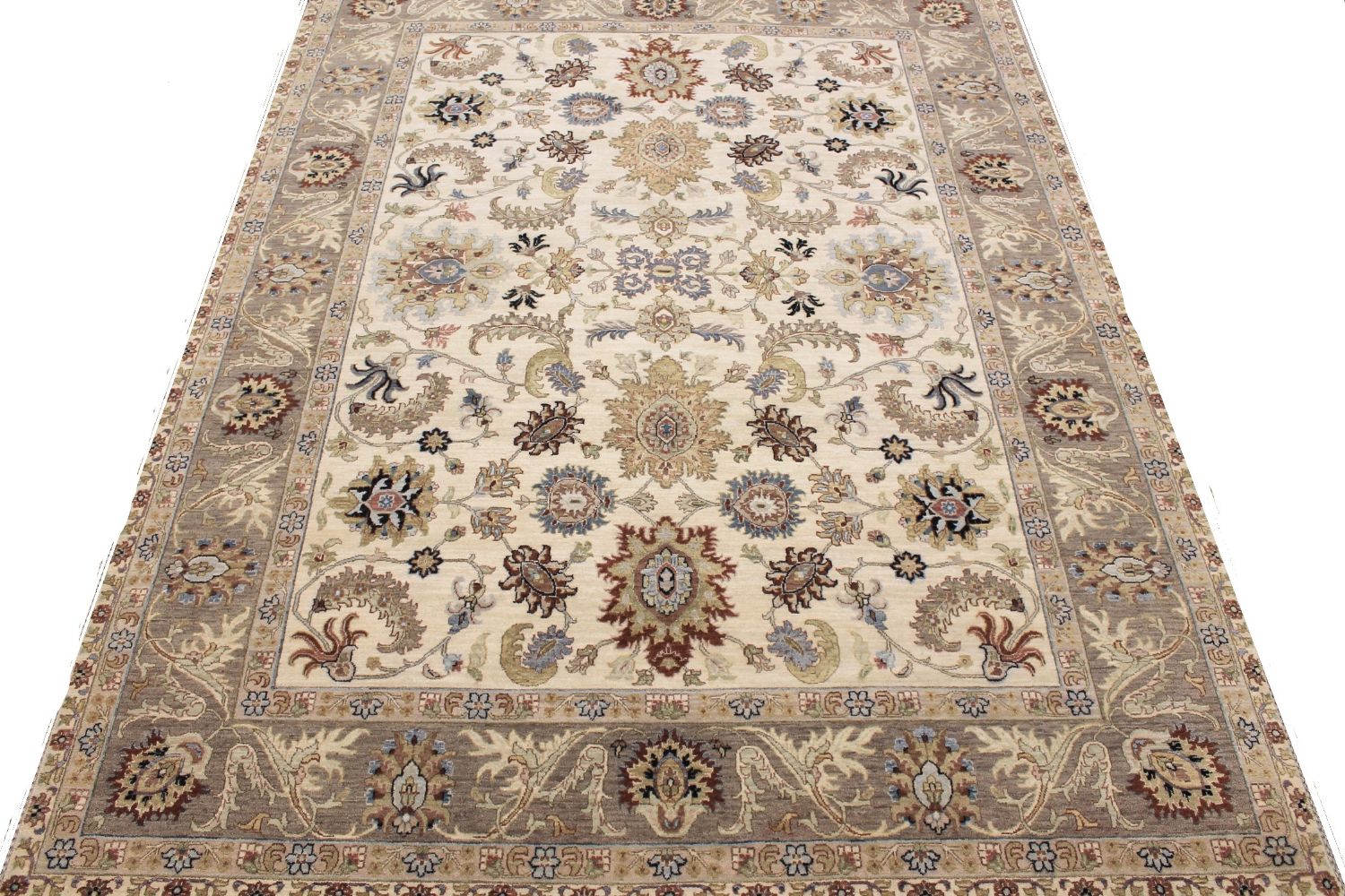 9x12 Traditional Hand Knotted Wool Area Rug - MR030367