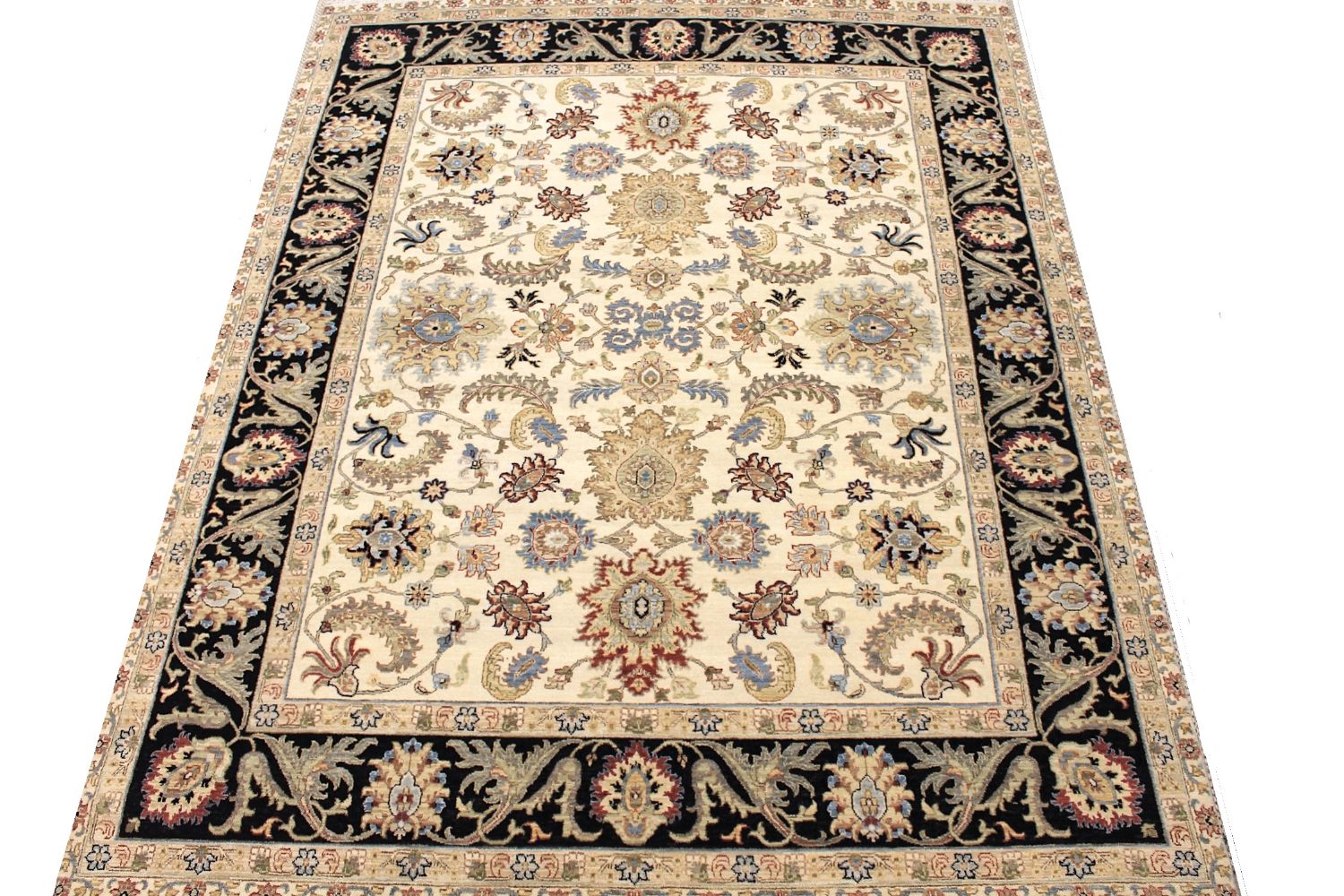 8x10 Traditional Hand Knotted Wool Area Rug - MR030368