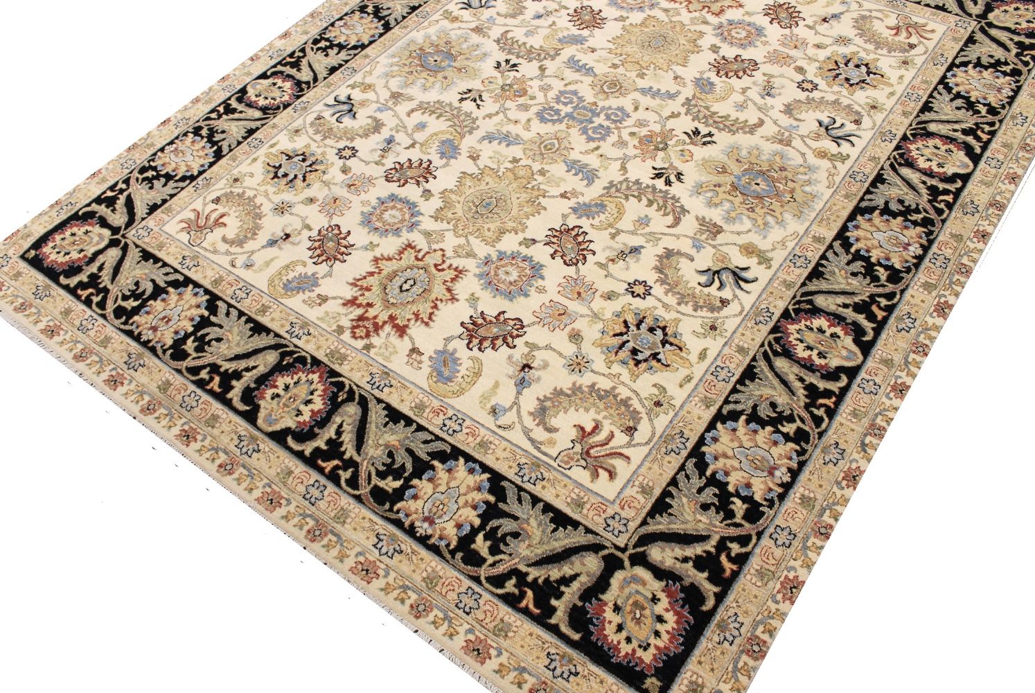 8x10 Traditional Hand Knotted Wool Area Rug - MR030368