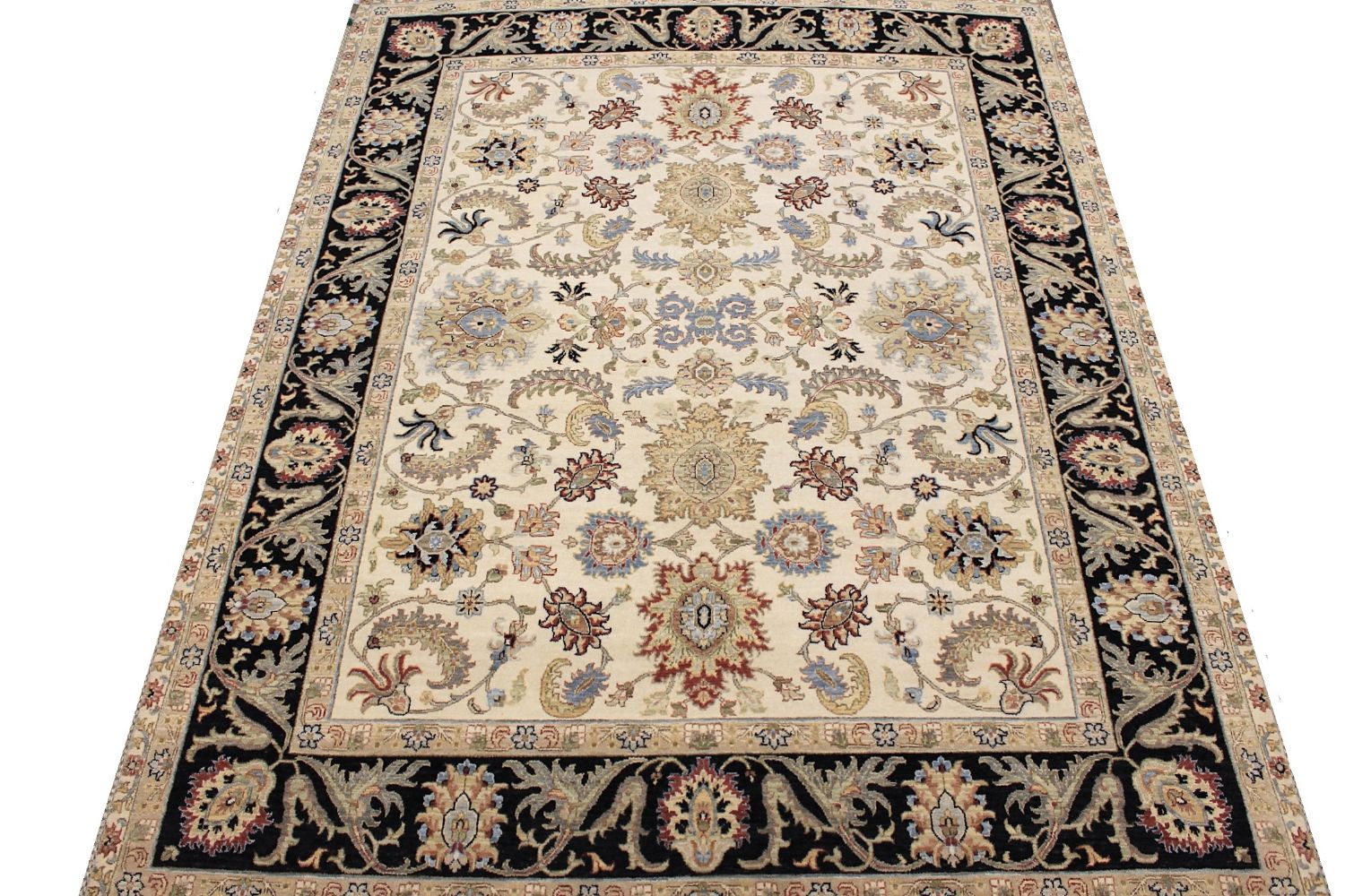 8x10 Traditional Hand Knotted Wool Area Rug - MR030368
