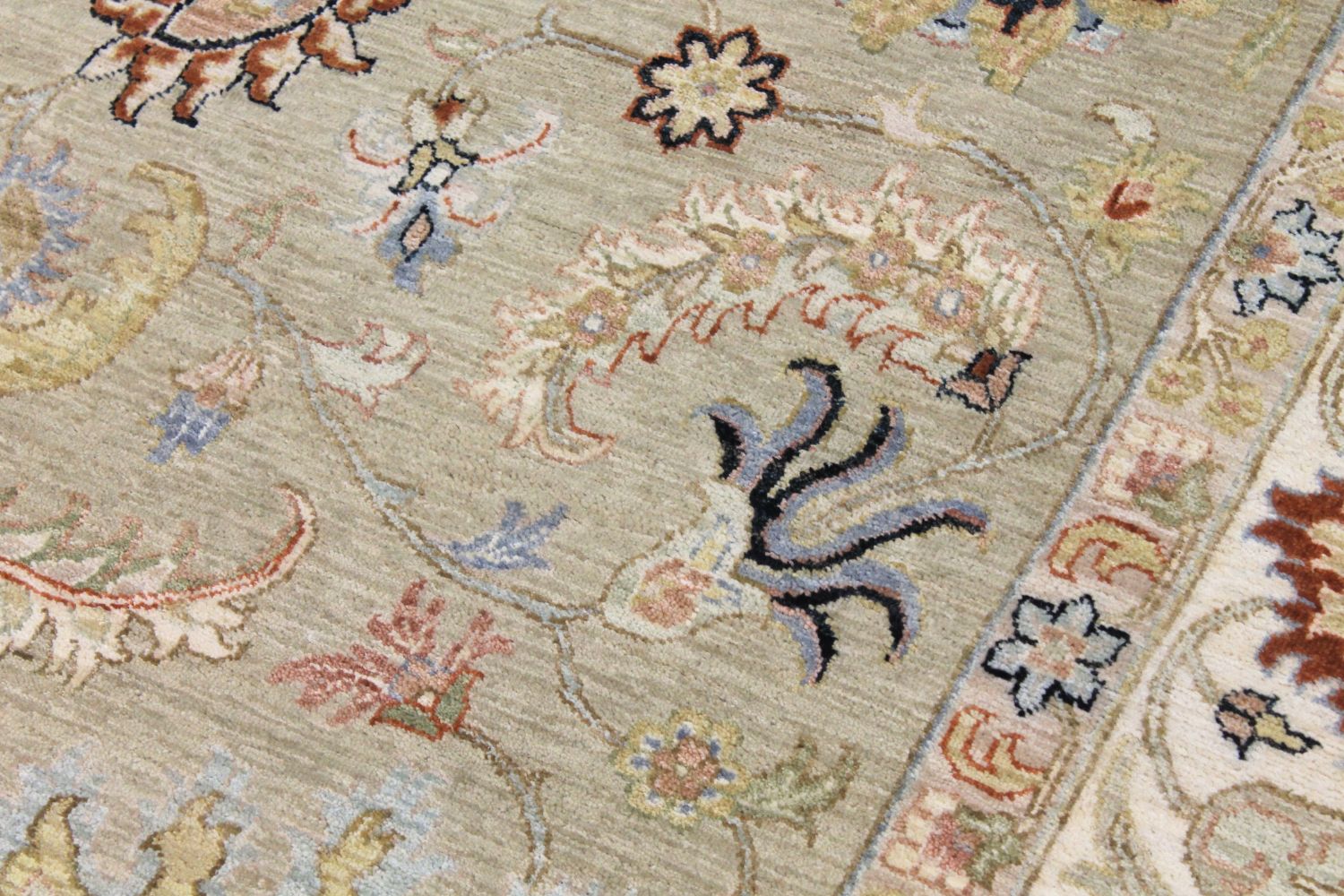 9x12 Traditional Hand Knotted Wool Area Rug - MR030370