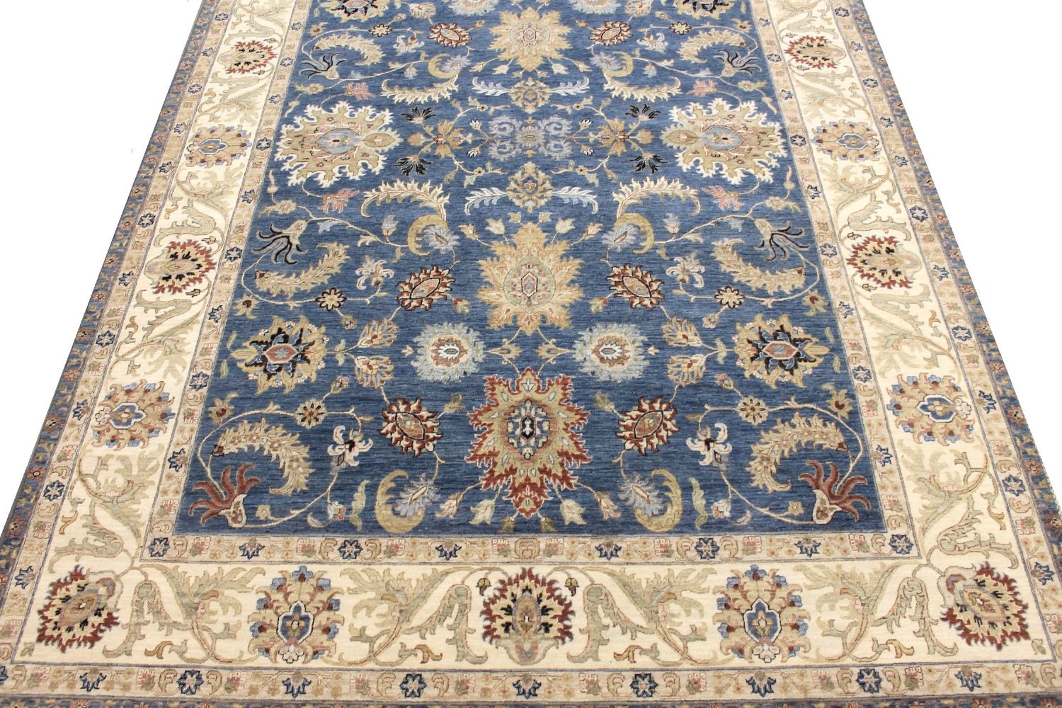 10x14 Traditional Hand Knotted Wool Area Rug - MR030371