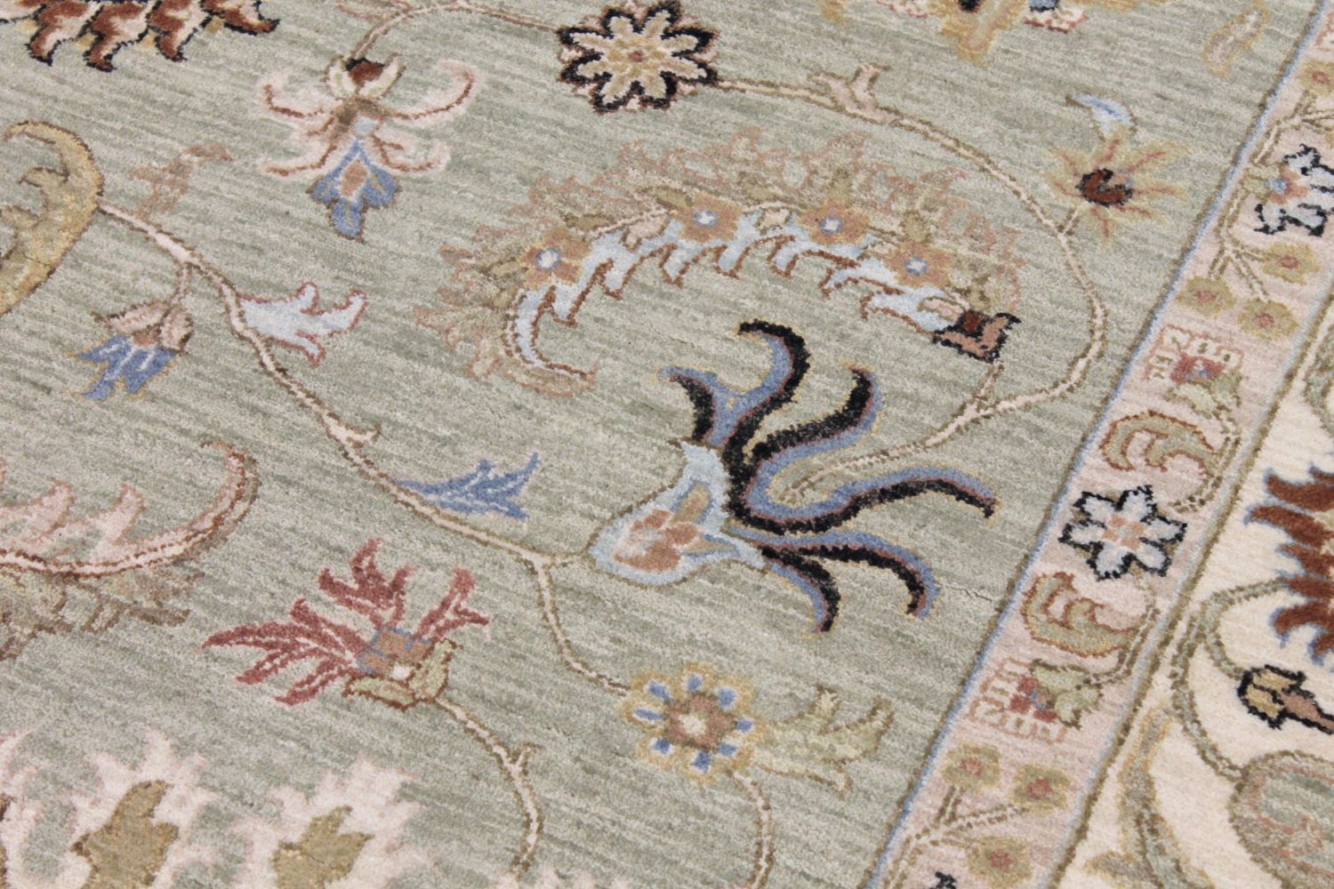 10x14 Traditional Hand Knotted Wool Area Rug - MR030373