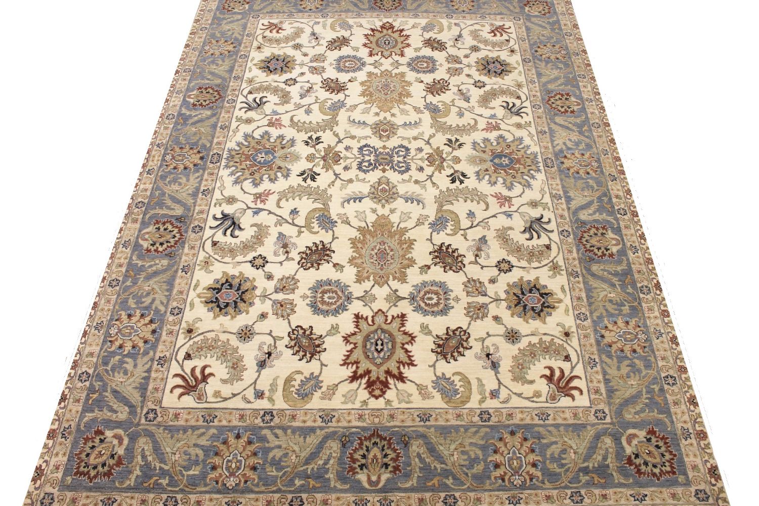 10x14 Traditional Hand Knotted Wool Area Rug - MR030374