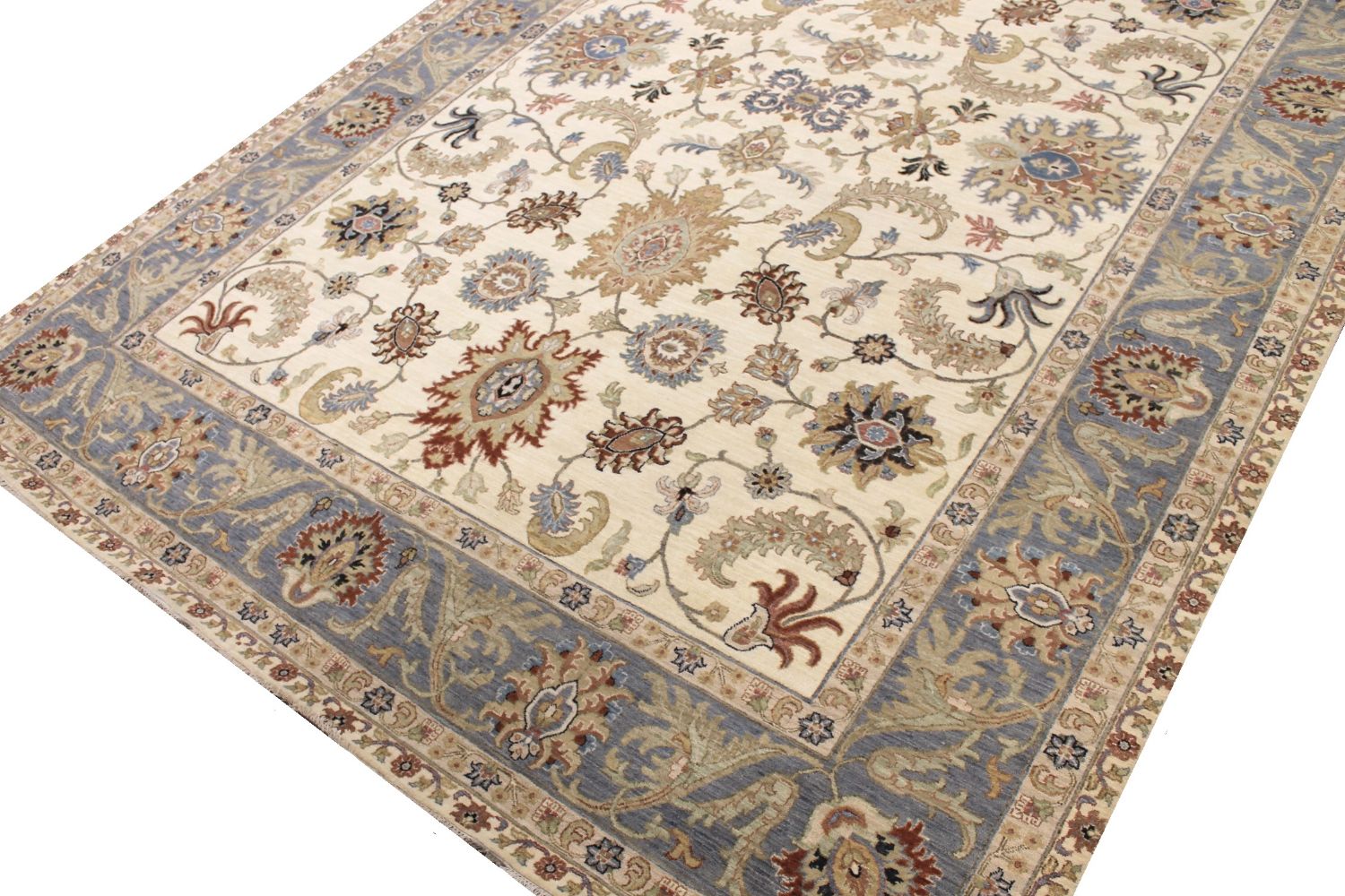 10x14 Traditional Hand Knotted Wool Area Rug - MR030374