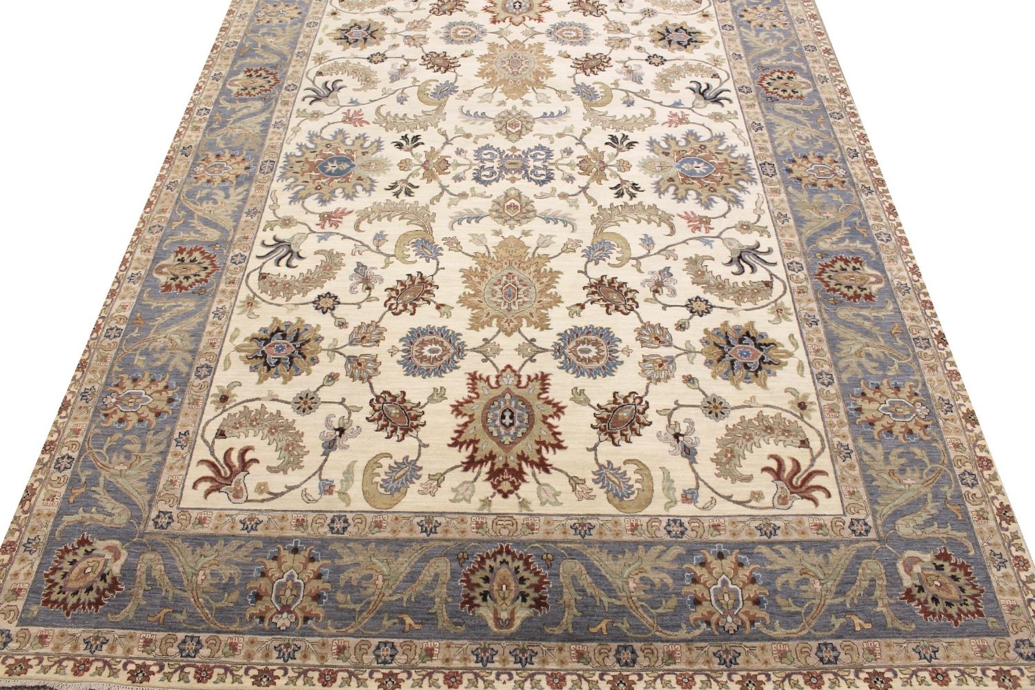 10x14 Traditional Hand Knotted Wool Area Rug - MR030374