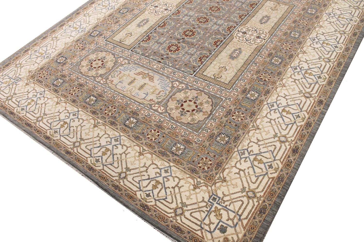 9x12 Traditional Hand Knotted Wool Area Rug - MR030375