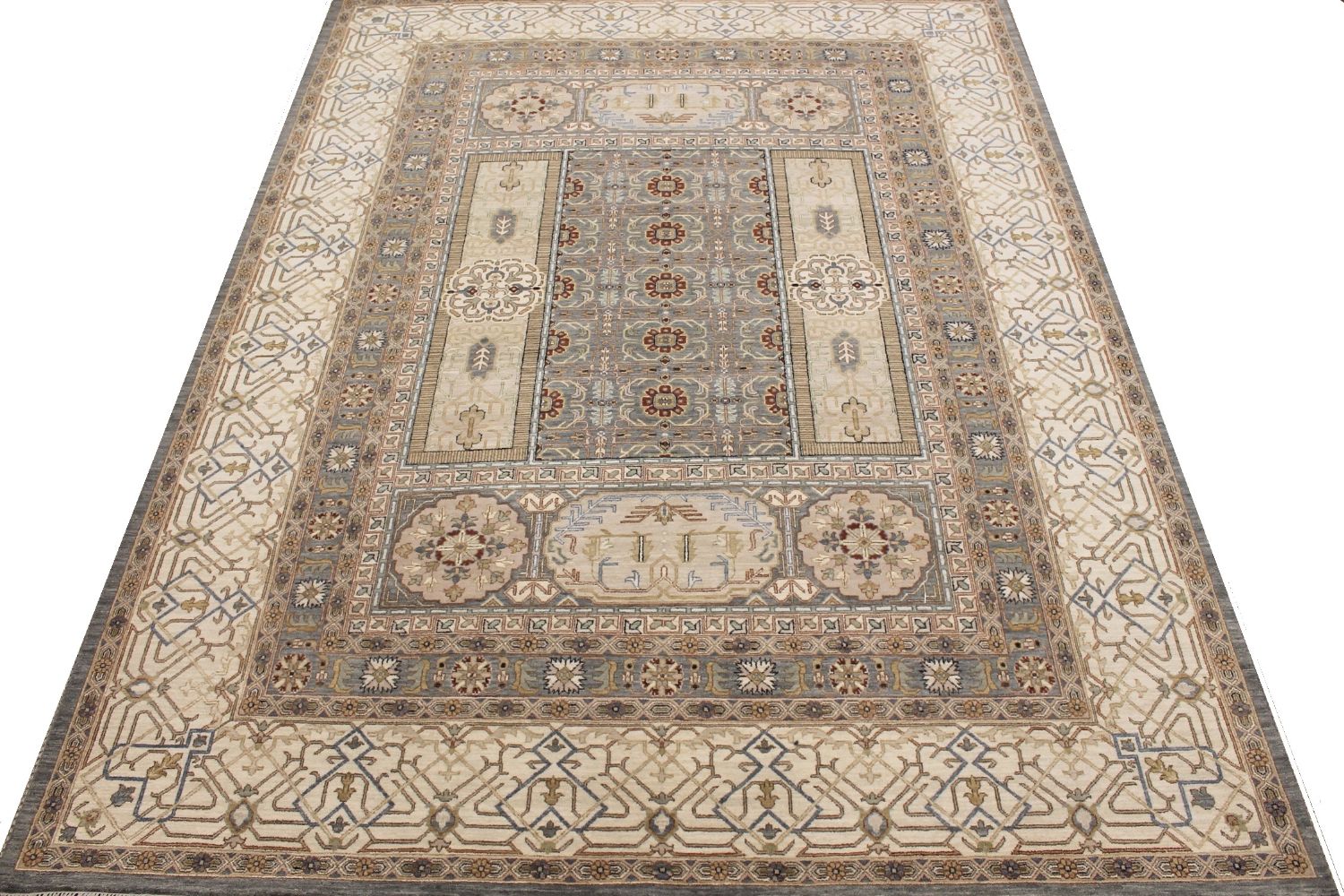 9x12 Traditional Hand Knotted Wool Area Rug - MR030375