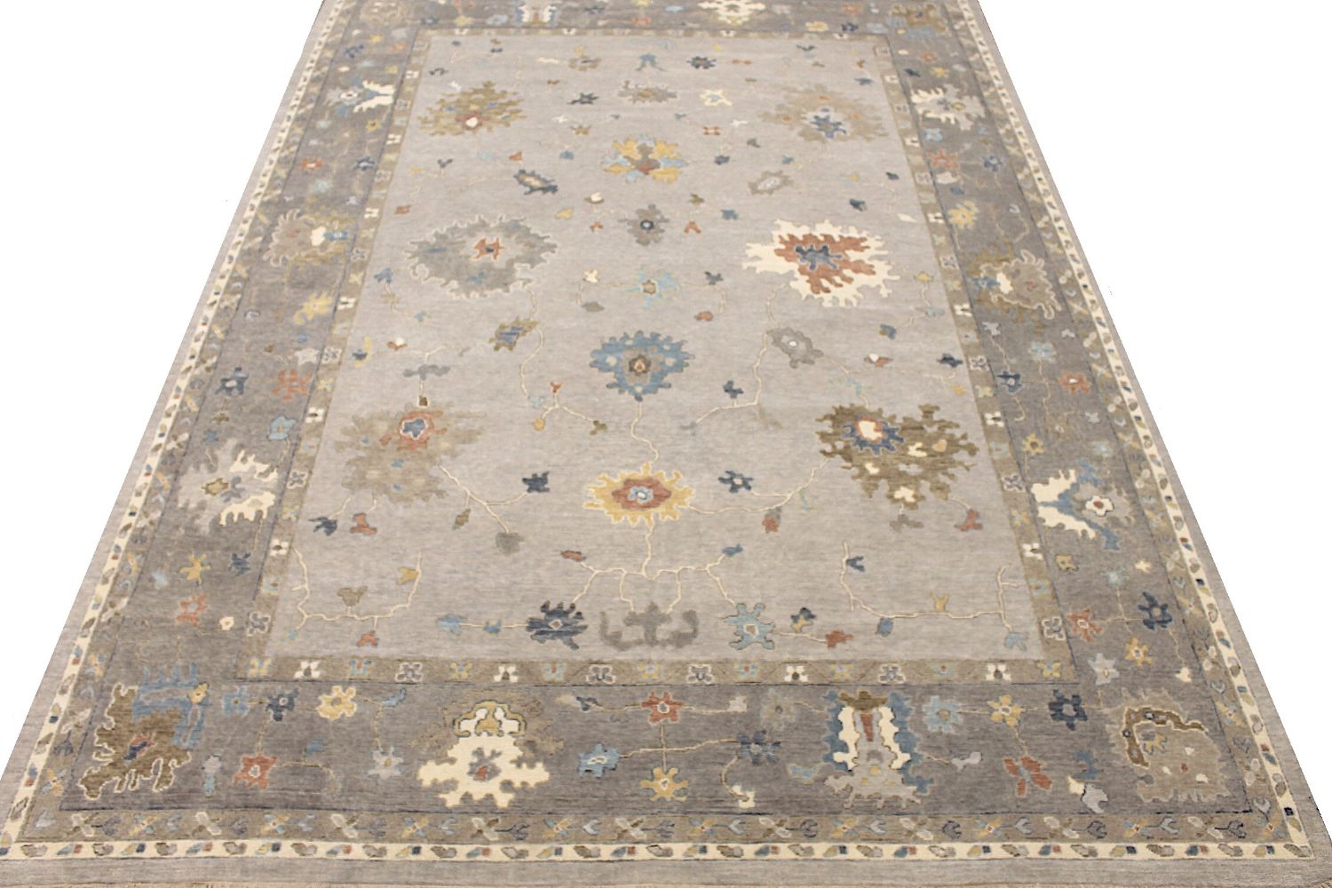 10x14 Oushak Hand Knotted Wool Area Rug - MR30389