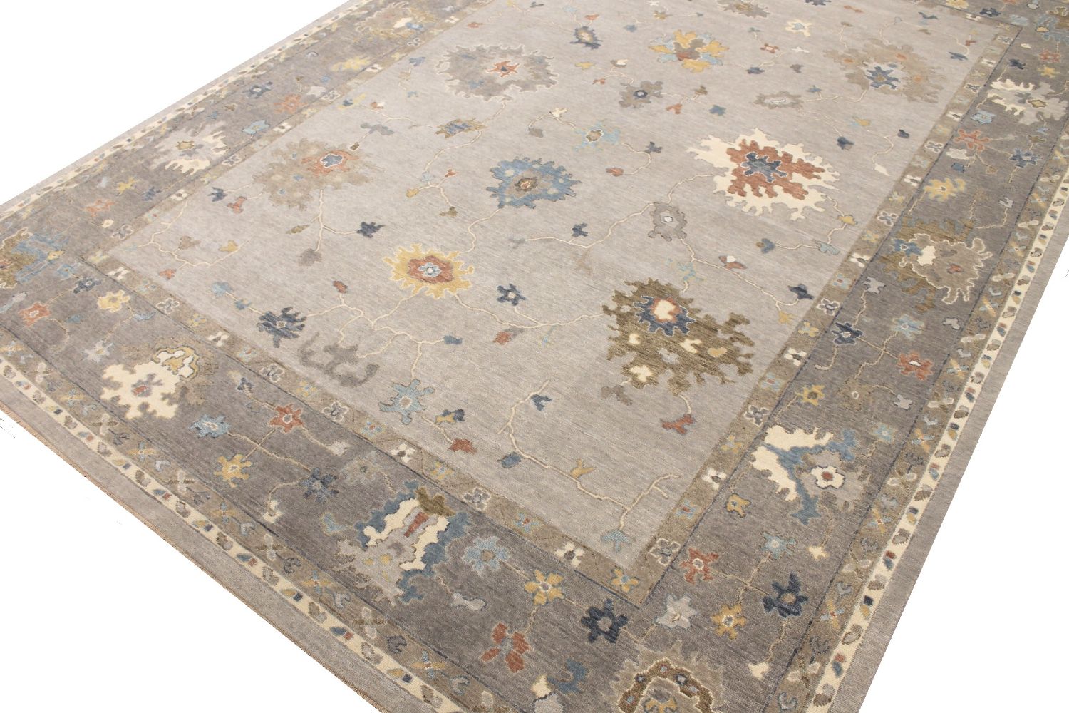 10x14 Oushak Hand Knotted Wool Area Rug - MR30389