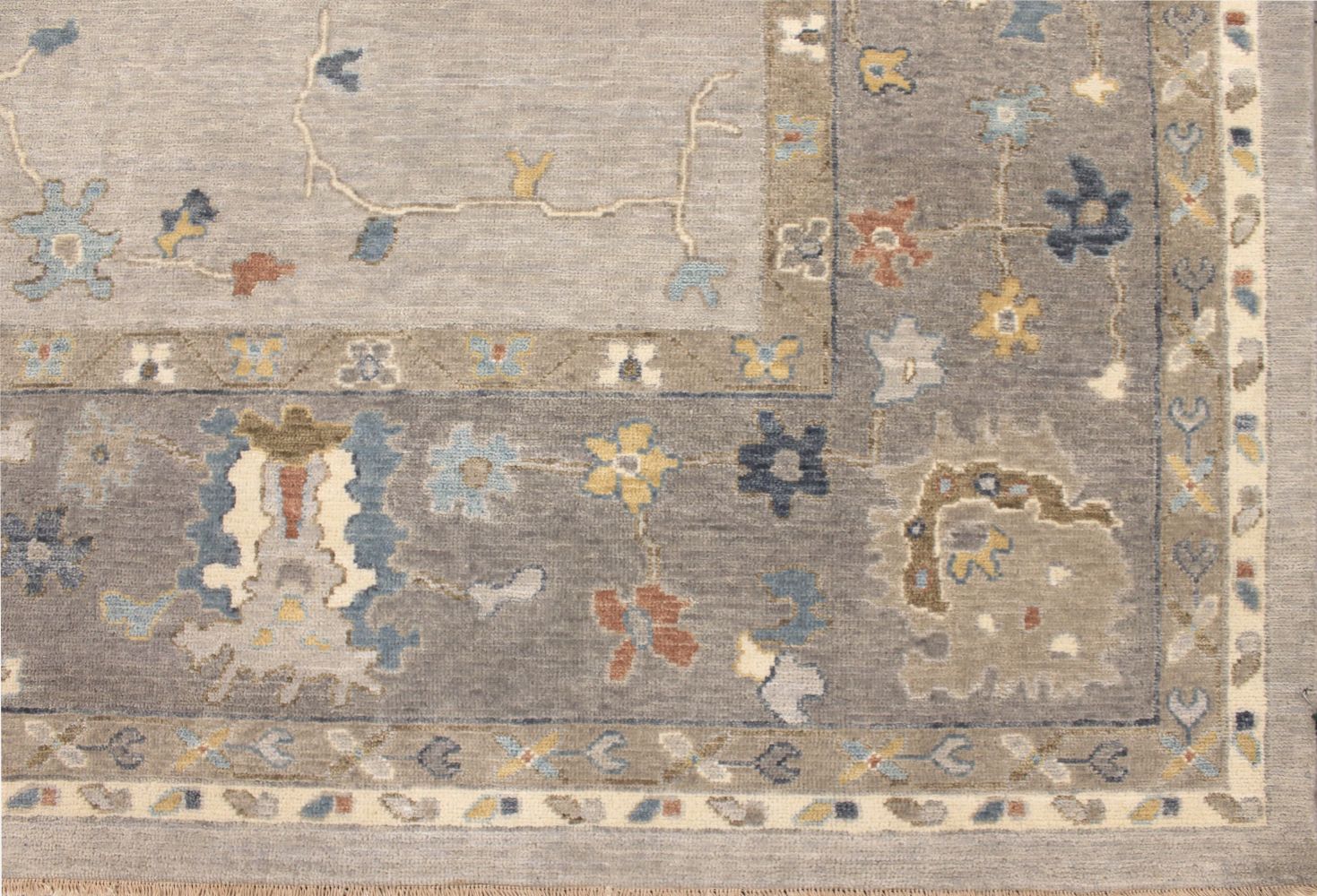 10x14 Oushak Hand Knotted Wool Area Rug - MR30389