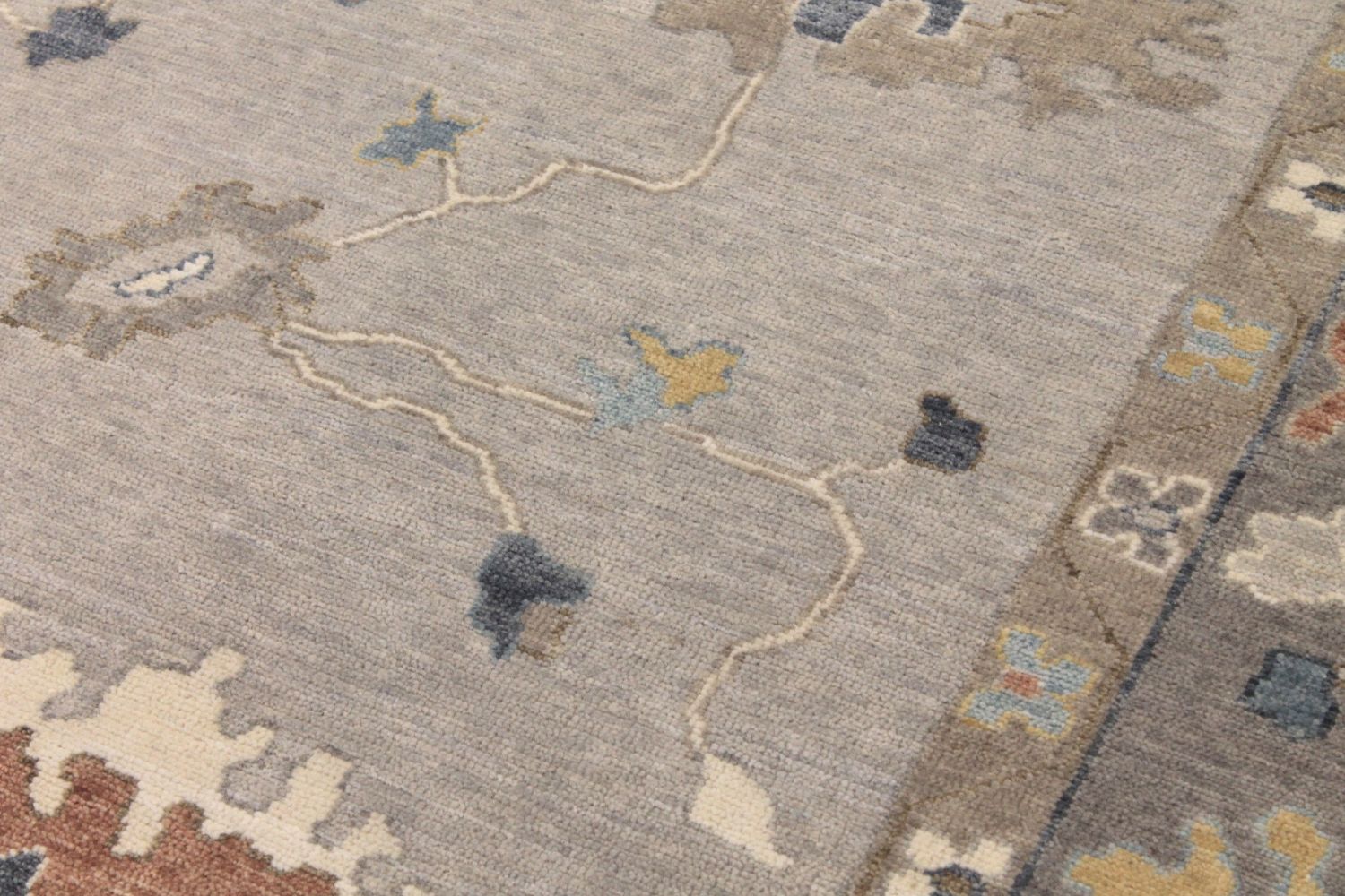 10x14 Oushak Hand Knotted Wool Area Rug - MR30389