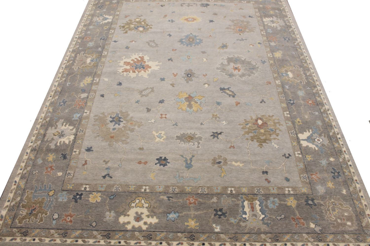 10x14 Oushak Hand Knotted Wool Area Rug - MR30389