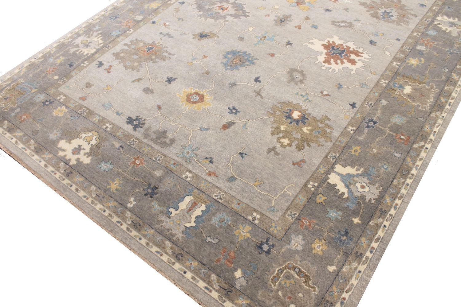 9x12 Oushak Hand Knotted Wool Area Rug - MR30390