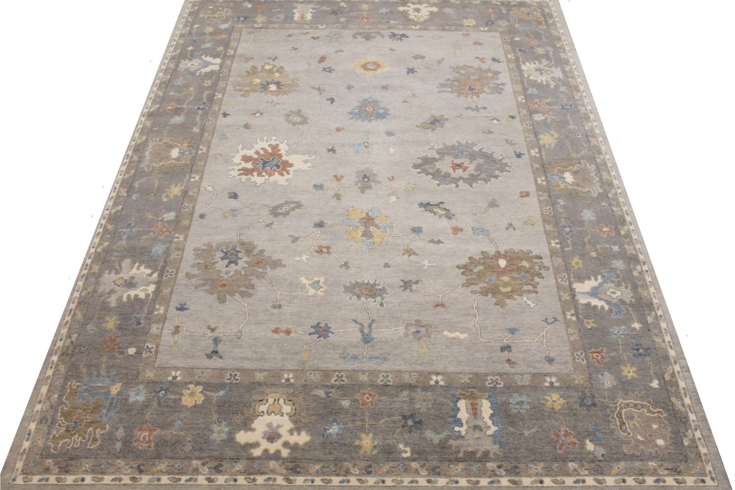9x12 Oushak Hand Knotted Wool Area Rug - MR30391