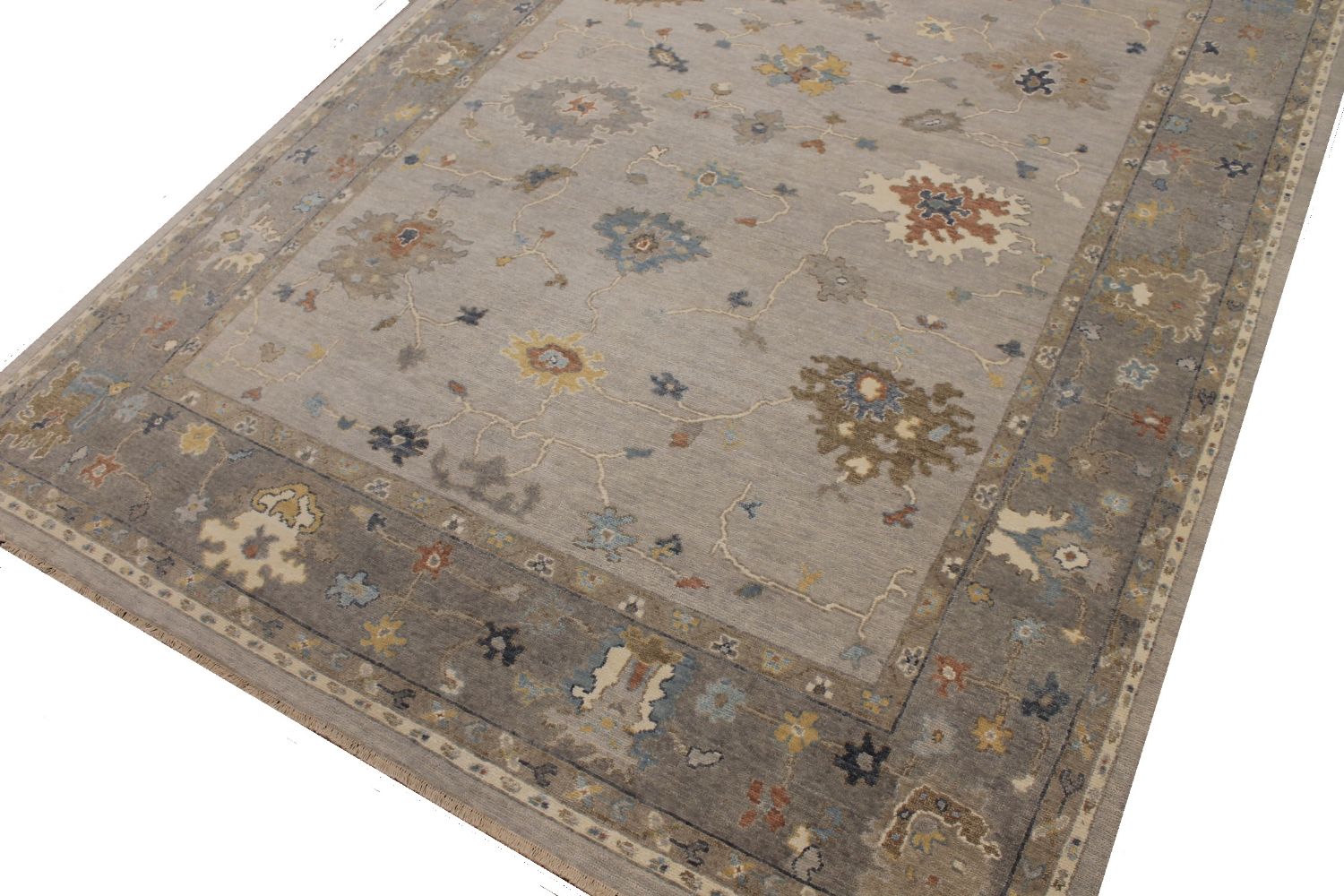  Oushak Hand Knotted Wool Area Rug - MR30392
