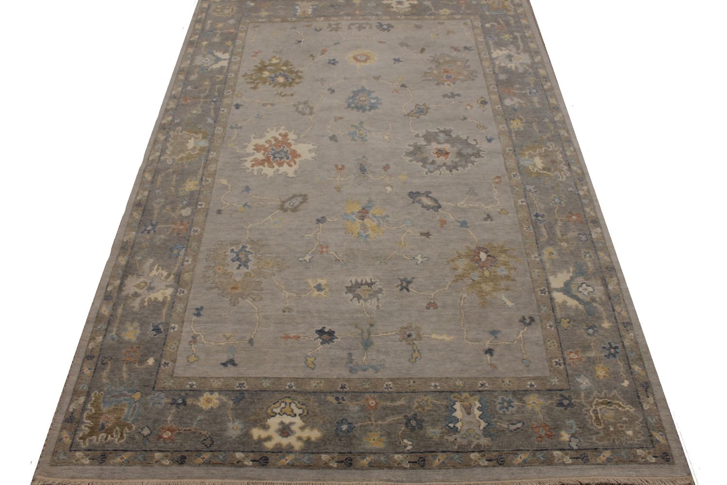 6x9 Oushak Hand Knotted Wool Area Rug - MR30396