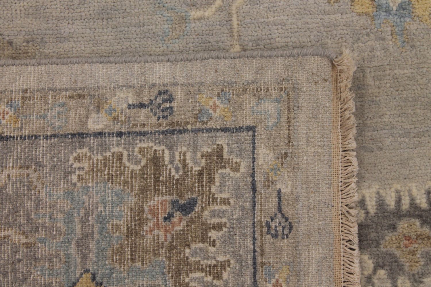 6x9 Oushak Hand Knotted Wool Area Rug - MR30396