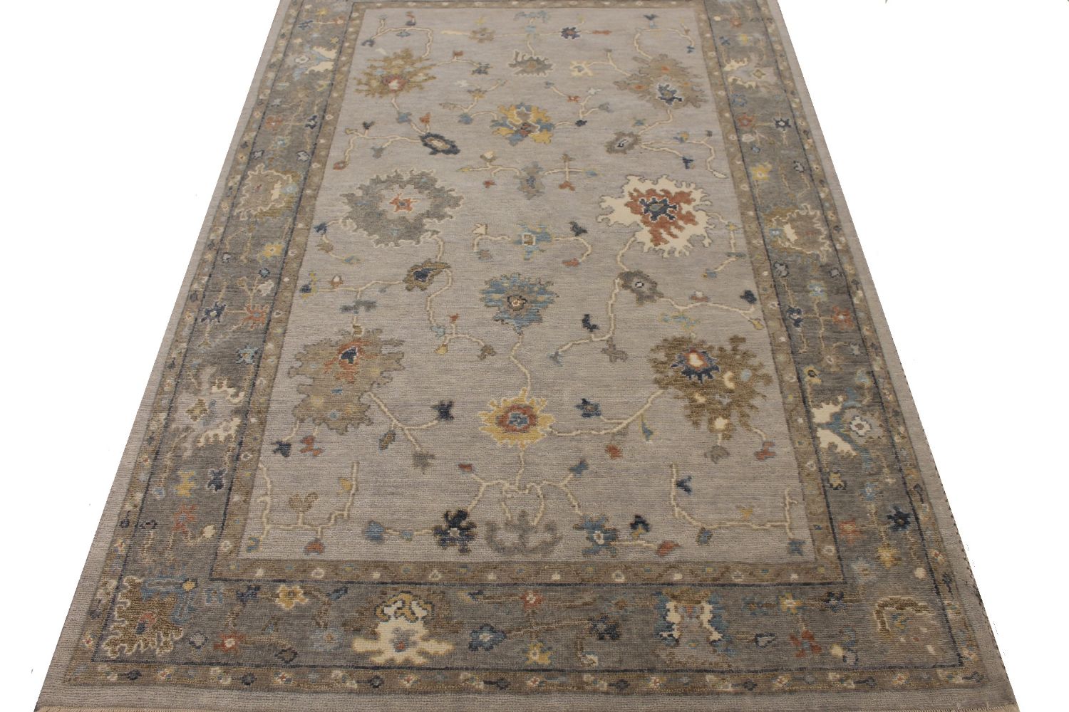 5x7/8 Oushak Hand Knotted Wool Area Rug - MR30399