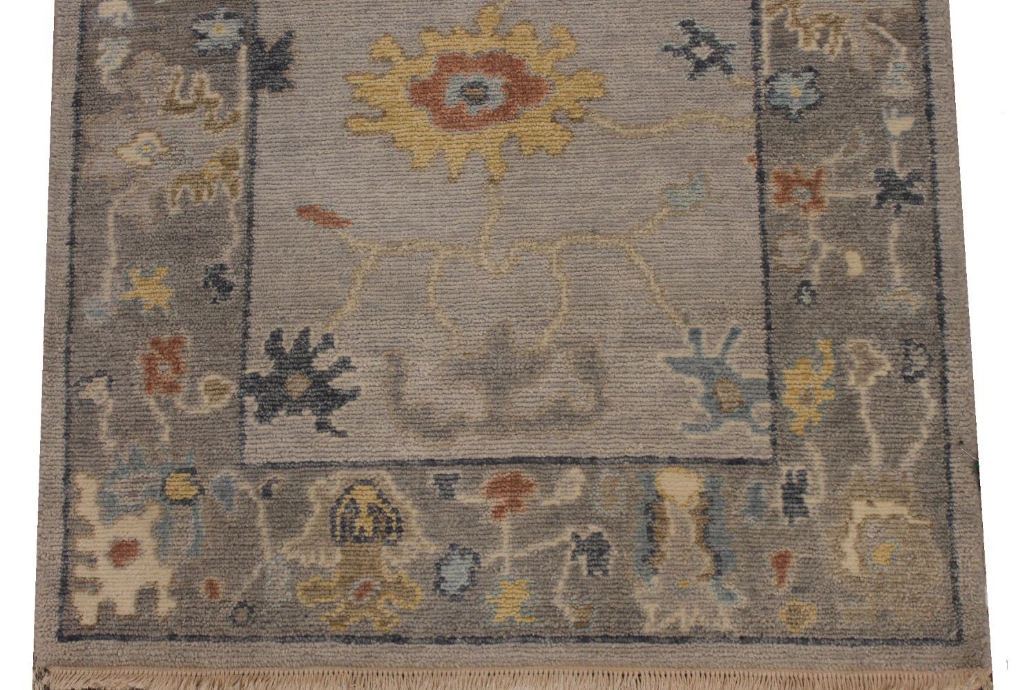 8 ft. Runner Oushak Hand Knotted Wool Area Rug - MR30402