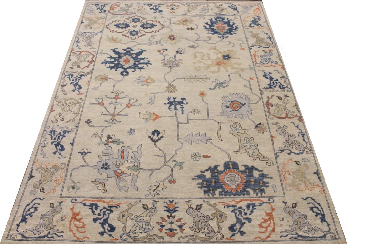 9x12 Oushak Hand Knotted Wool Area Rug - MR30405
