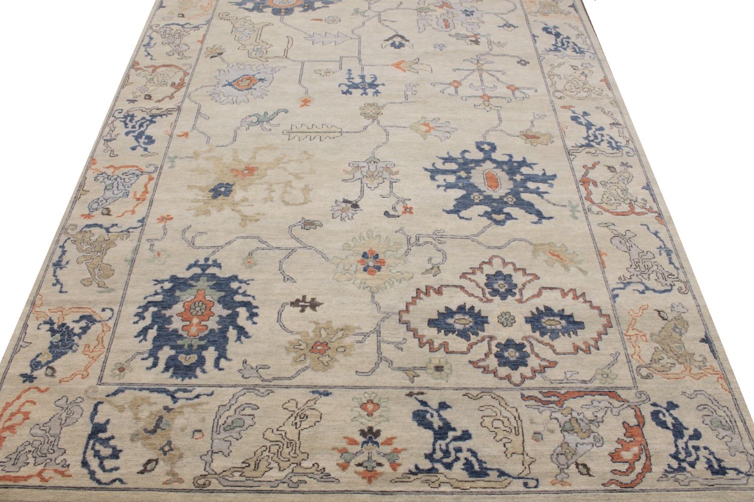 9x12 Oushak Hand Knotted Wool Area Rug - MR30405