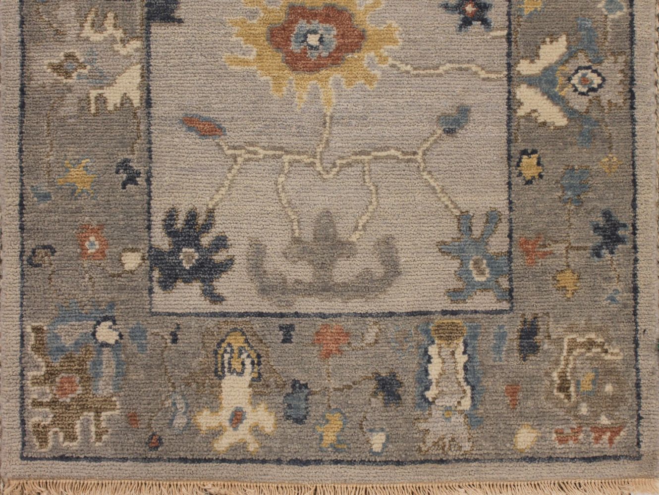 10 ft. Runner Oushak Hand Knotted Wool Area Rug - MR30406