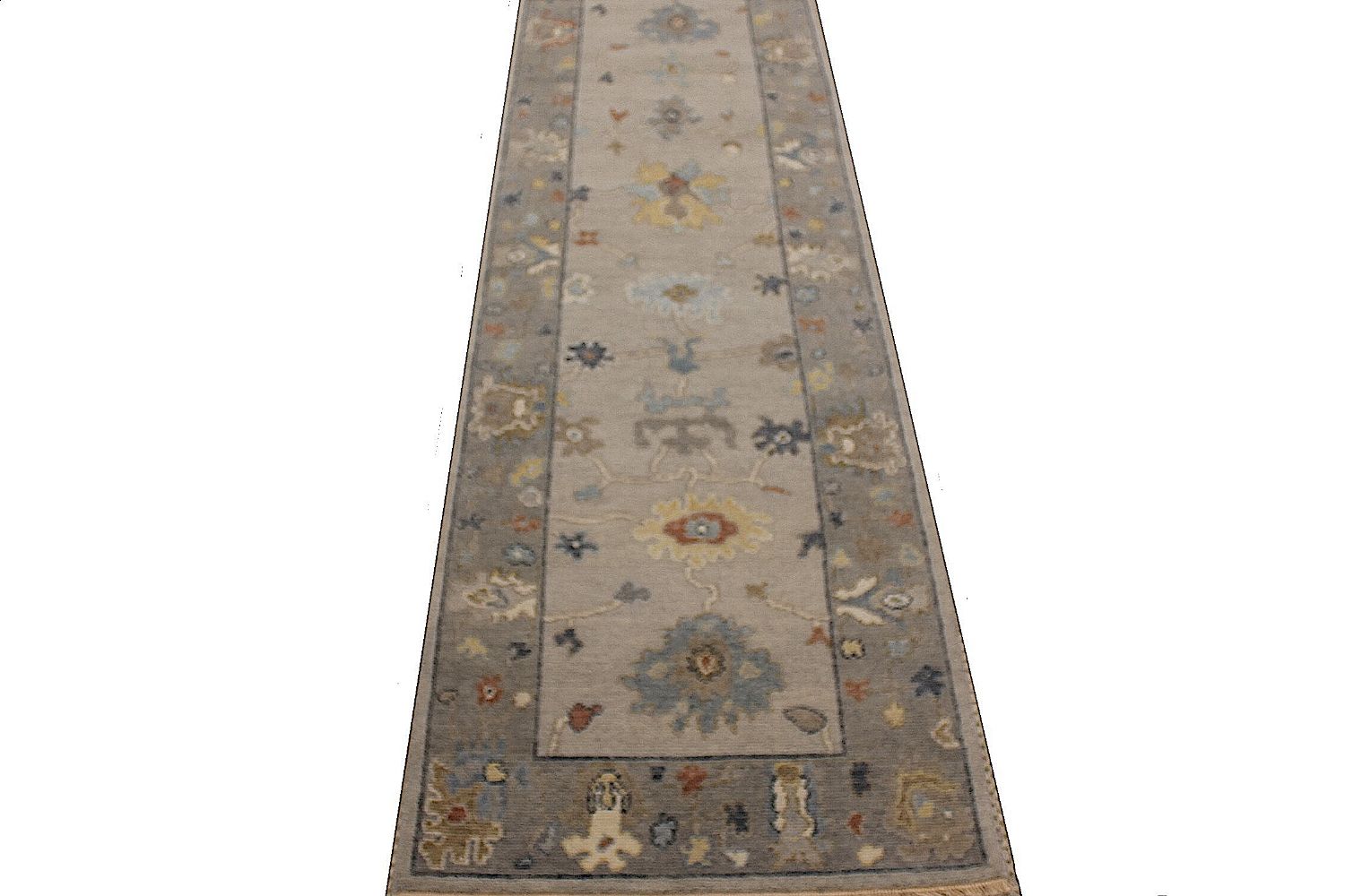 10 ft. Runner Oushak Hand Knotted Wool Area Rug - MR30406