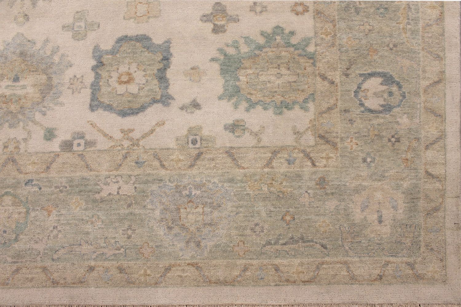 9x12 Oushak Hand Knotted Wool Area Rug - MR30411